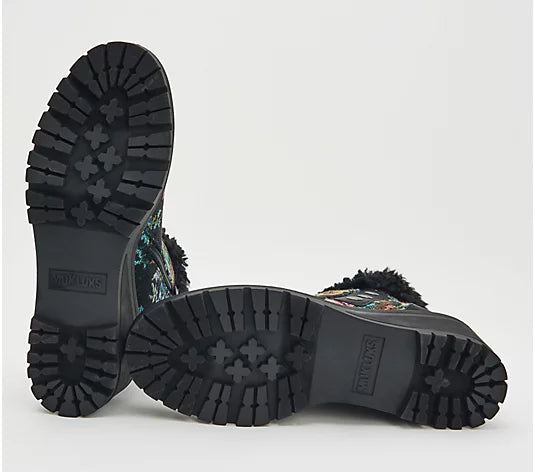 Muk Luks Wedge Winter Booties - Norway Halden