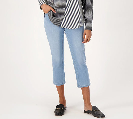 Belle by Kim Gravel Pet Primabelle Straight Leg Cropped Jean