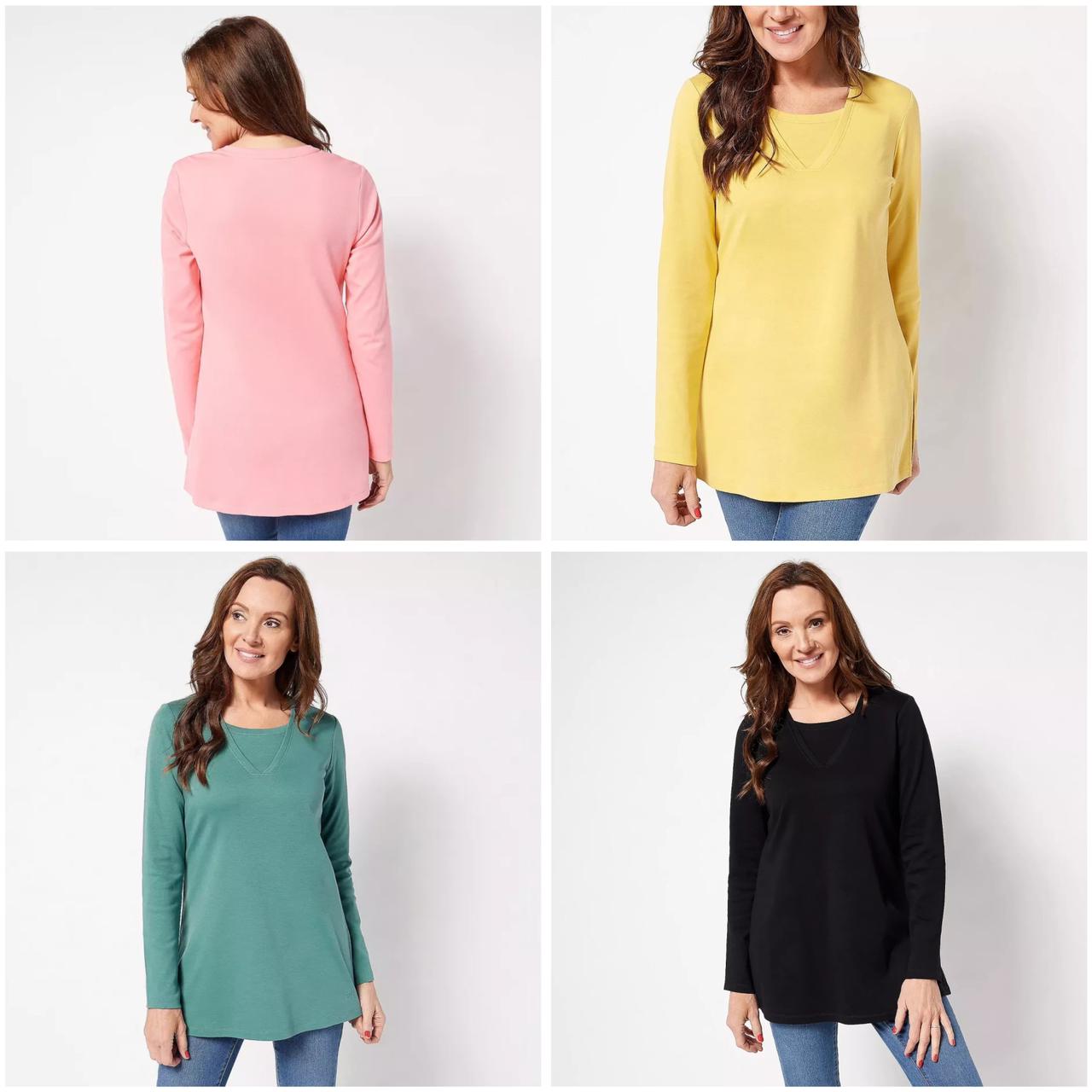 Isaac Mizrahi Pima Cotton Tunic Many Color And Size
