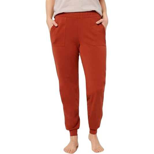 AnyBody Women’s Petite Cozy Knit Jogger- Dark Amber