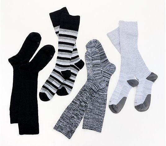 Tommie Copper S/4 Ultraguard Compression Wide OTC Socks w/Infrared Tech