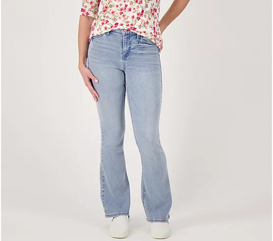 Laurie Felt Women’s Petite BFF Denim 5 Pocket Boot Cut Jeans Petite
