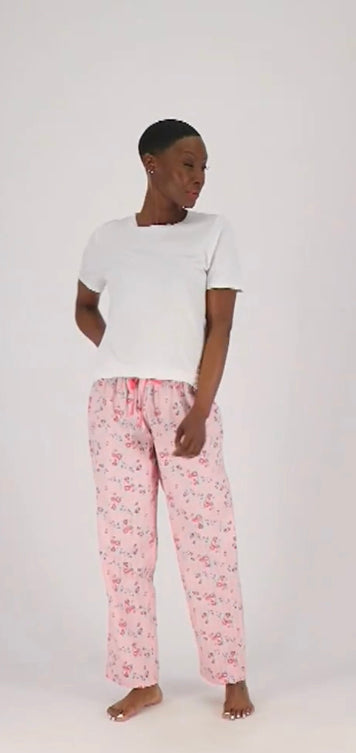 Hanes Set of 2 Lounge Pants with Tie Waistband