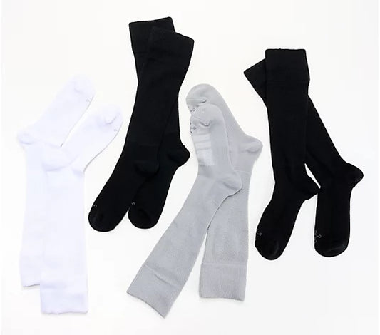 Tommie Copper S/4 Ultraguard Compression Wide OTC Socks w/Infrared Tech