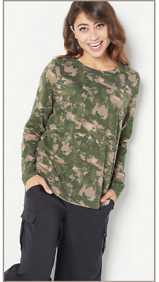 zuda Women’s Pullover Curved Hem Top- Set of 2