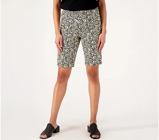 Isaac Mizrahi Live! Women’s Regular 24/7 Stretch Bermuda Shorts