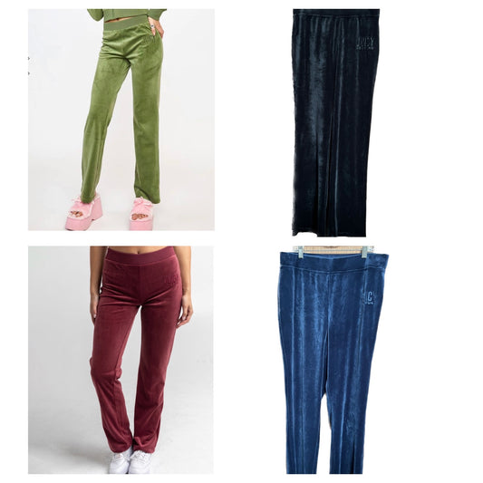 JUICY COUTURE Classic Womens Velour Pants