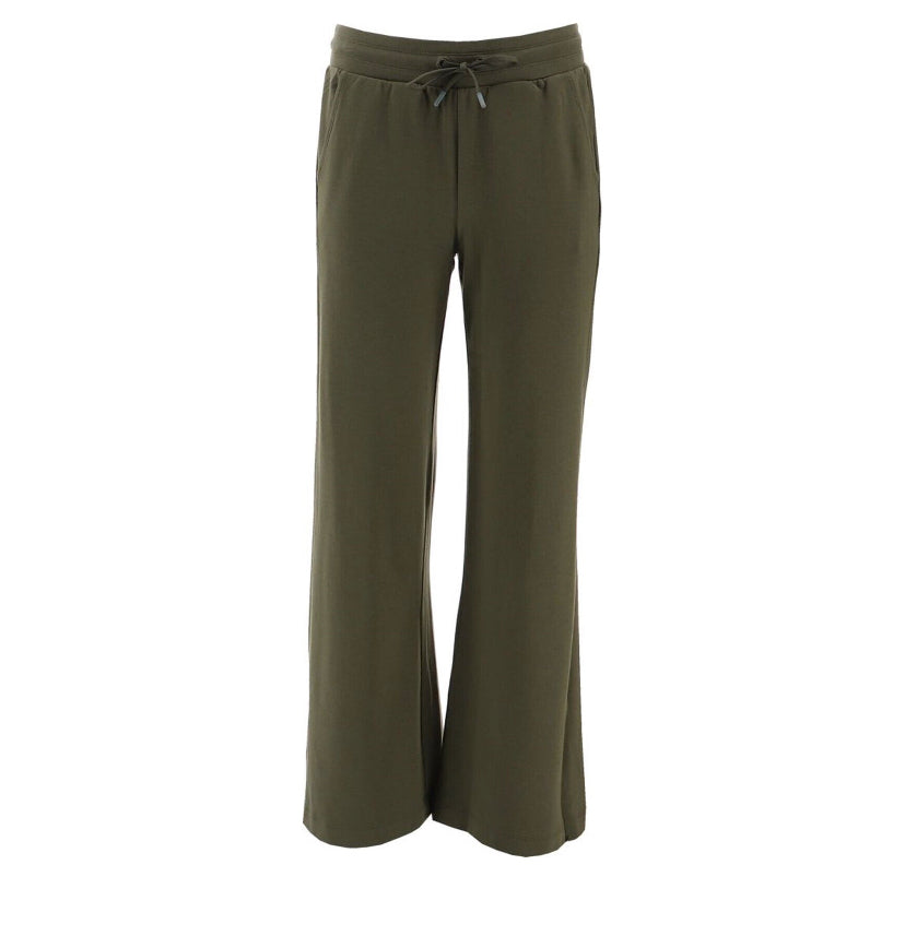 zuda Z-Knit Women’s Straight Leg Pants with Hem Zipper