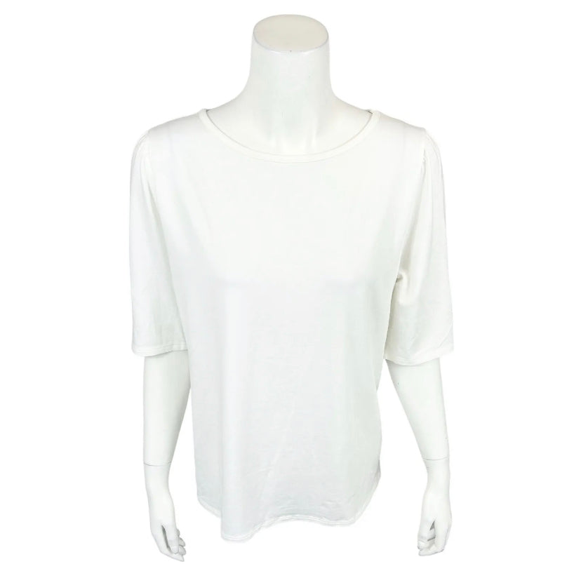 Belle by Kim Gravel Women’s TripleLuxe Pima Elbow Sleeve Top