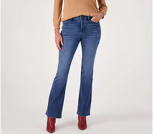 Laurie Felt Women’s Petite BFF Denim 5 Pocket Boot Cut Jeans Petite