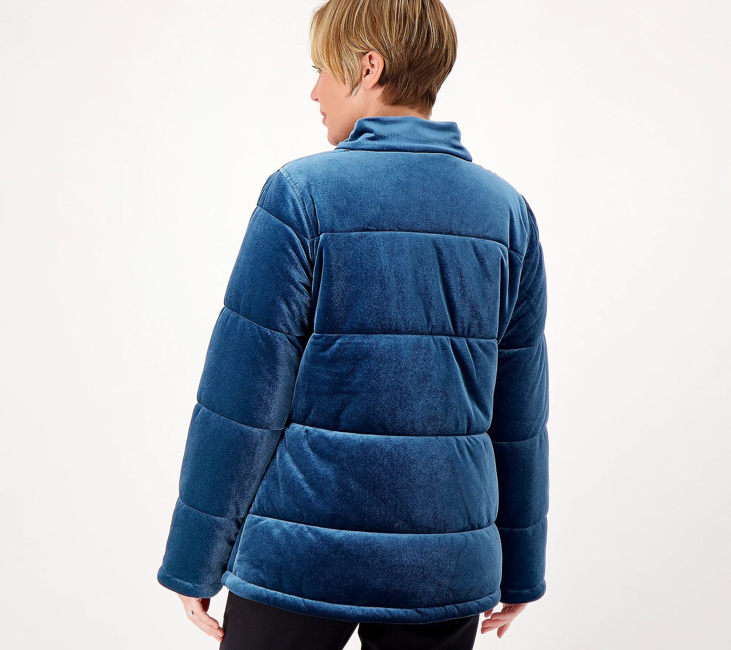 Isaac Mizrahi Live Always Isaac Women’s Velvet Puffer