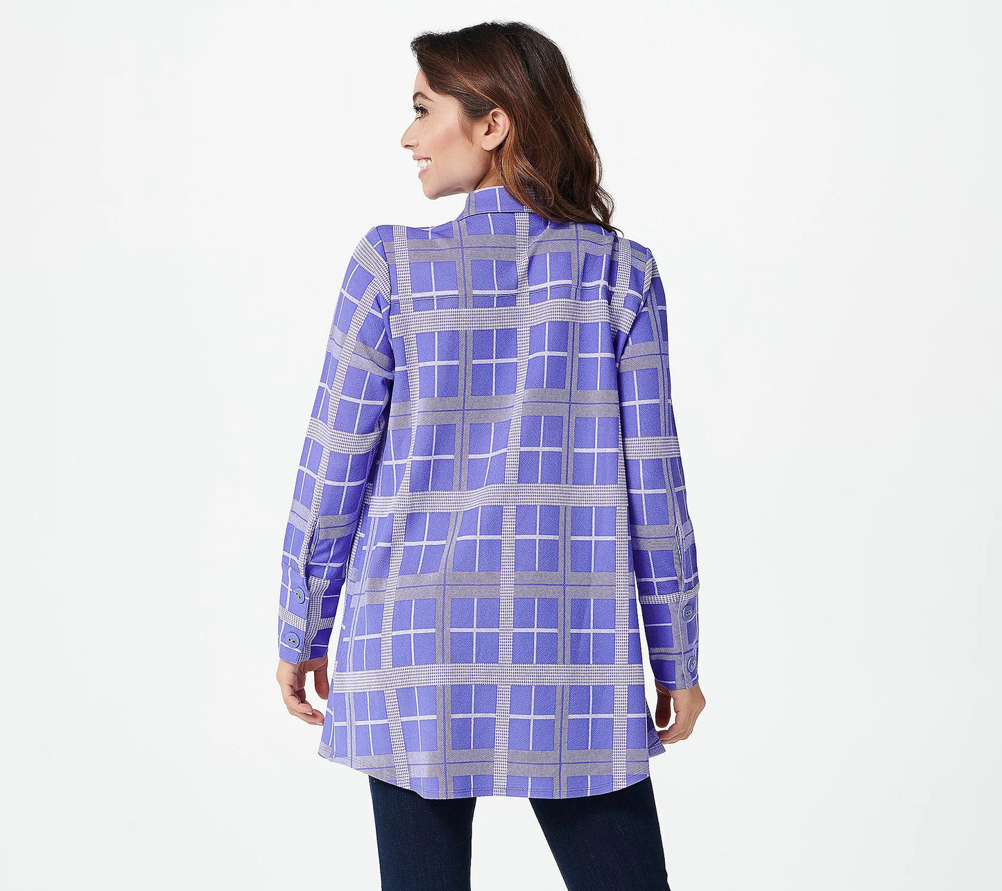 Attitudes by Renee Women’s Regular Button Front Swing Shirt