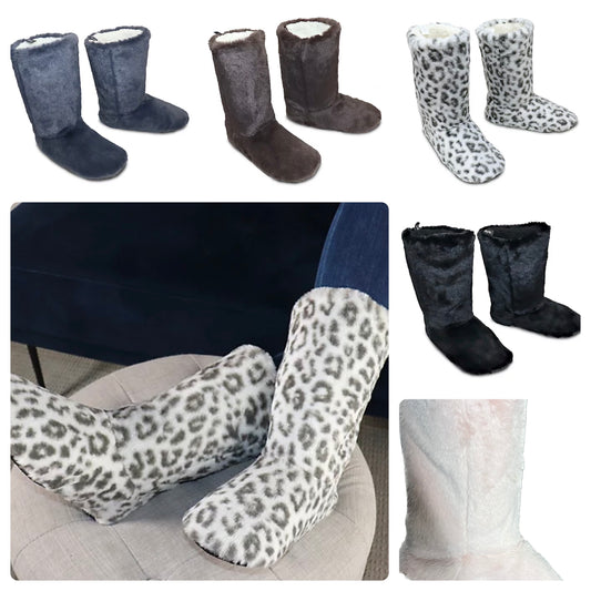 Sprigs Faux Fur Sherpa Lined Women's Slipper Bootie