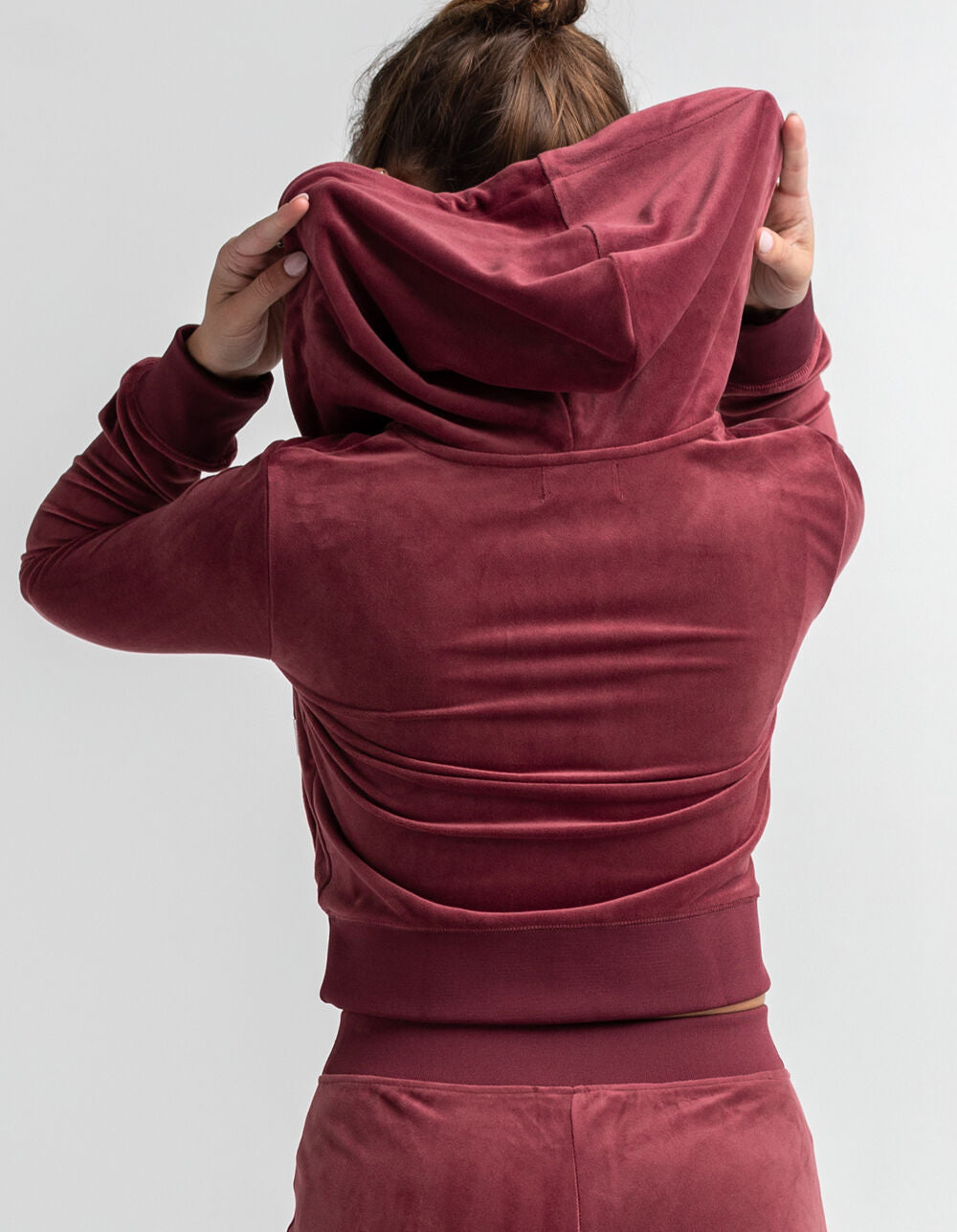 JUICY COUTURE Classic Womens Velour Hoodie