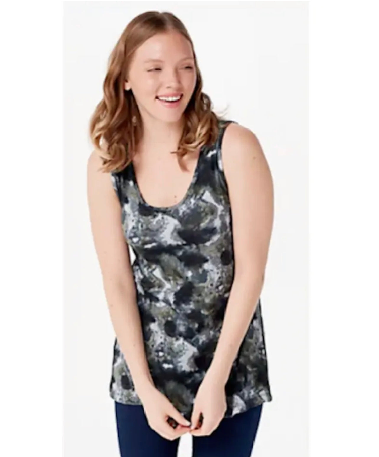 LOGO Layers by Lori Goldstein Set 2 Tie-Dye & Solid Tank Women's Tops