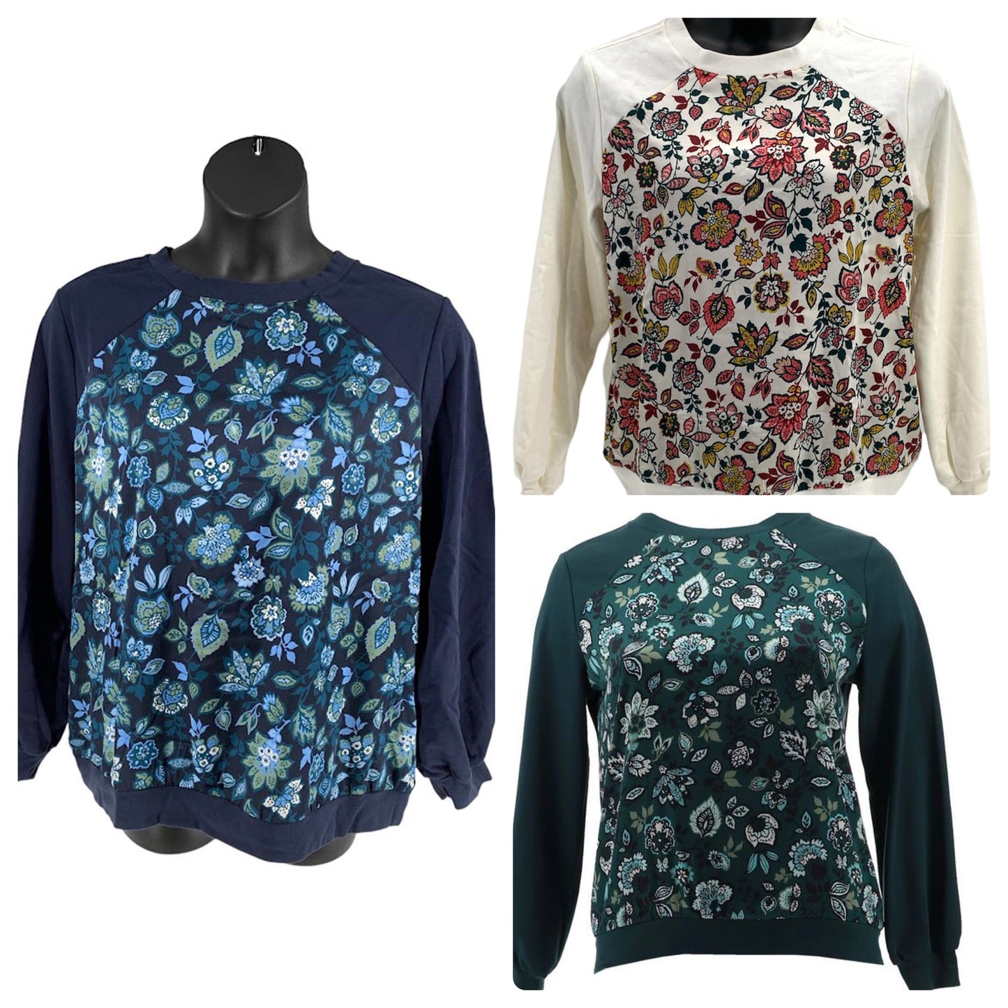 J Jason Wu Mixed Media Women's Sweatshirt