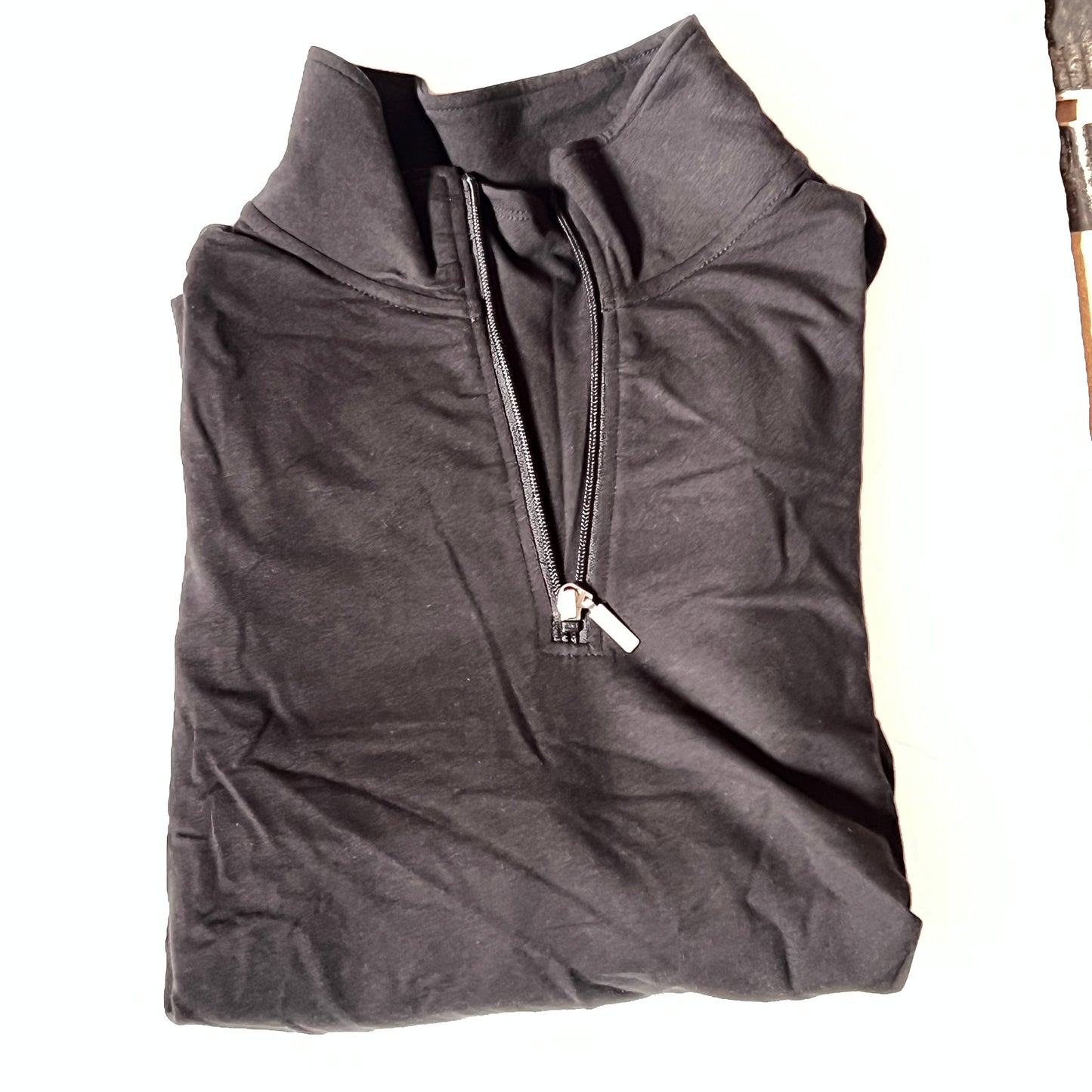 Denim &amp; Co Active French Terry Half-Zip Top Women's