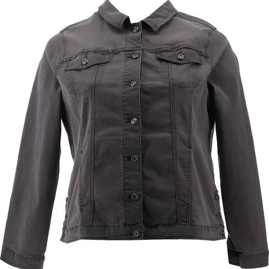 DG2 Diane Gilman FLEXstretch Denim Jacket Women's Size-S