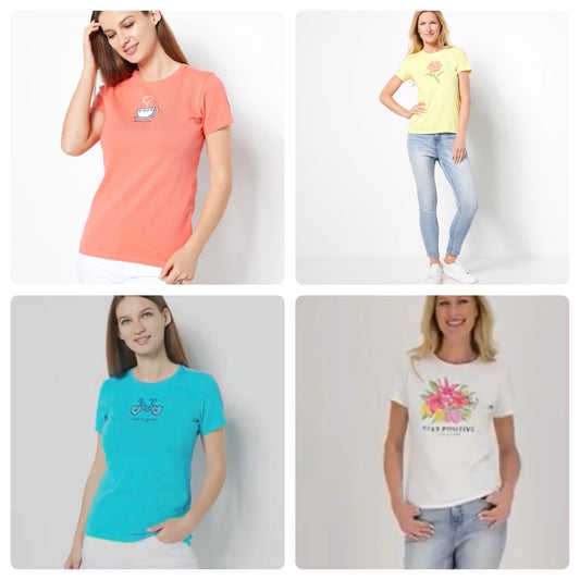 Life is Good Women’s Crusher Crew Neck Tee