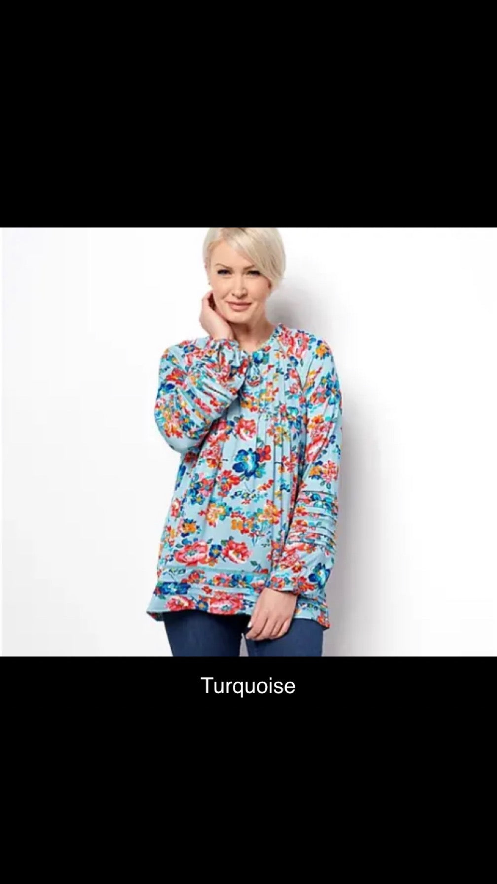 Tolani Collection Women’s Long Sleeve V-Neck Blouse