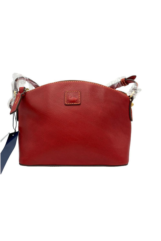 Dooney & Bourke Florentine Leather Suki Crossbody Red Women's Bag