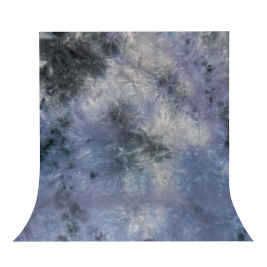 LS 6x9 Ft. Tie-Dye Photography Backdrop, Purple/Gray Photo Screen Background