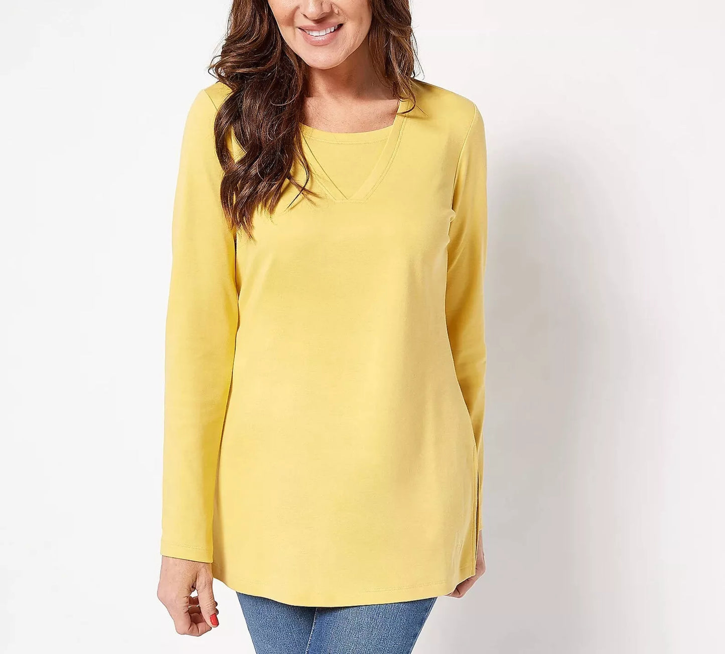 Isaac Mizrahi Pima Cotton Tunic Many Color And Size