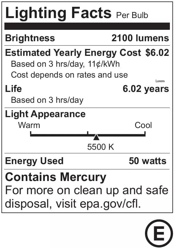 LS [2-Pack] CFL 50W Photography Video Lighting Bulb 5500K Photo Studio Bulbs