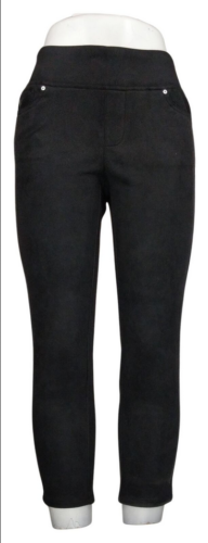 Belle Kim Gravel Women's Faux Suede Petite Jegging Black