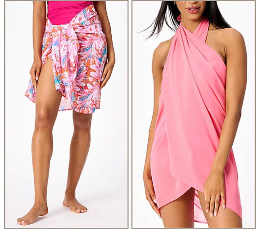 Belle Beach by Kim Gravel Set of 2 Pareos