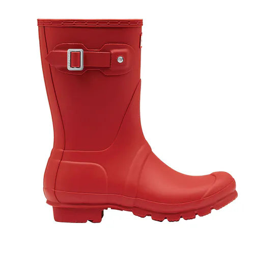 Hunter Original Short Boots Red Womens
