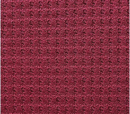 Belle by Kim Gravel Women’s Waffle Knit Cowl Neck Top