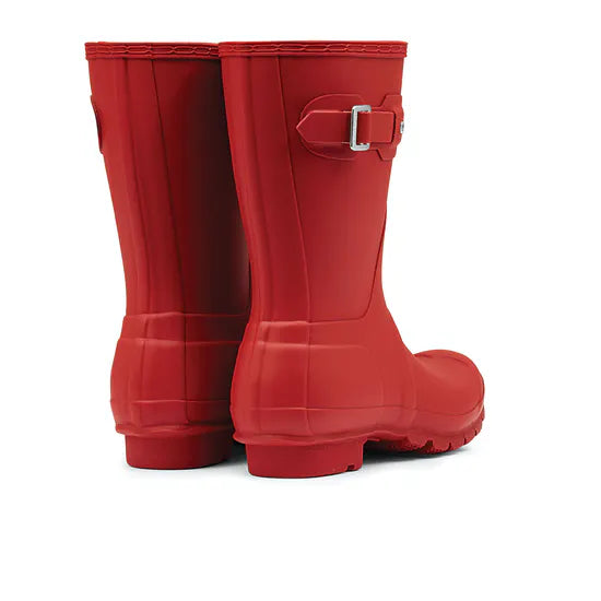 Hunter Original Short Boots Red Womens